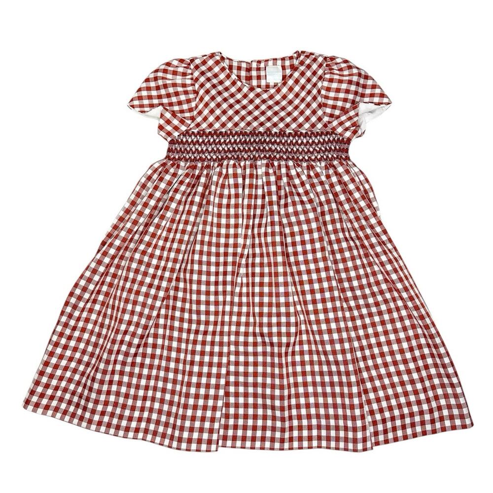 Edgehill Collection Gingham Smocked Dress Size 3T
